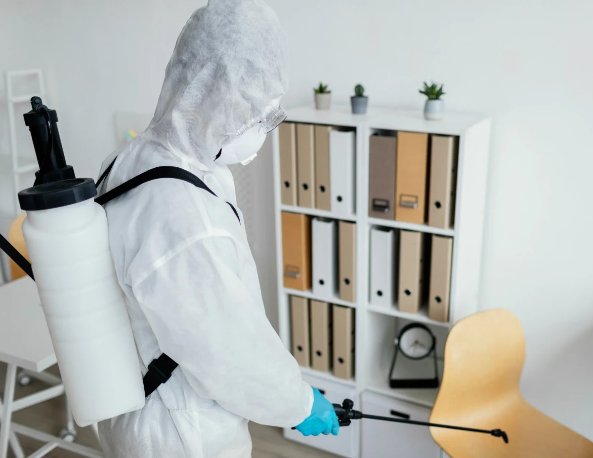 Desinfektion mit professioneller Ausrüstung – Geruchsneutralisation Messie-Wohnung